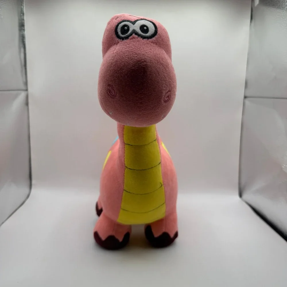 Dinosaur Plush Kids 15in Pink Polka Dot Ruffle Spots Long Neck Toy Marsjoy